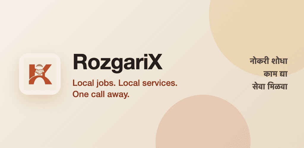 RozgariX — Local jobs. Local services. One call away.